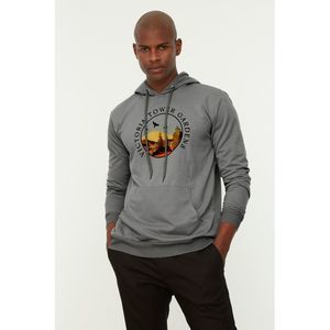 NWT Trendyol Men Regular fit Hood Knitted Sweatshirt